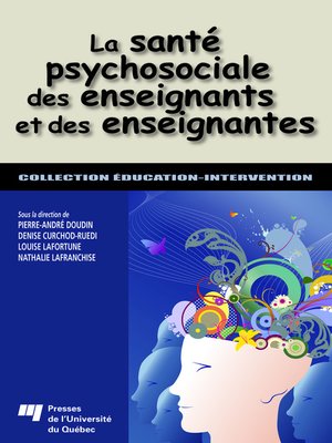 cover image of La santé psychosociale des enseignants et des enseignantes